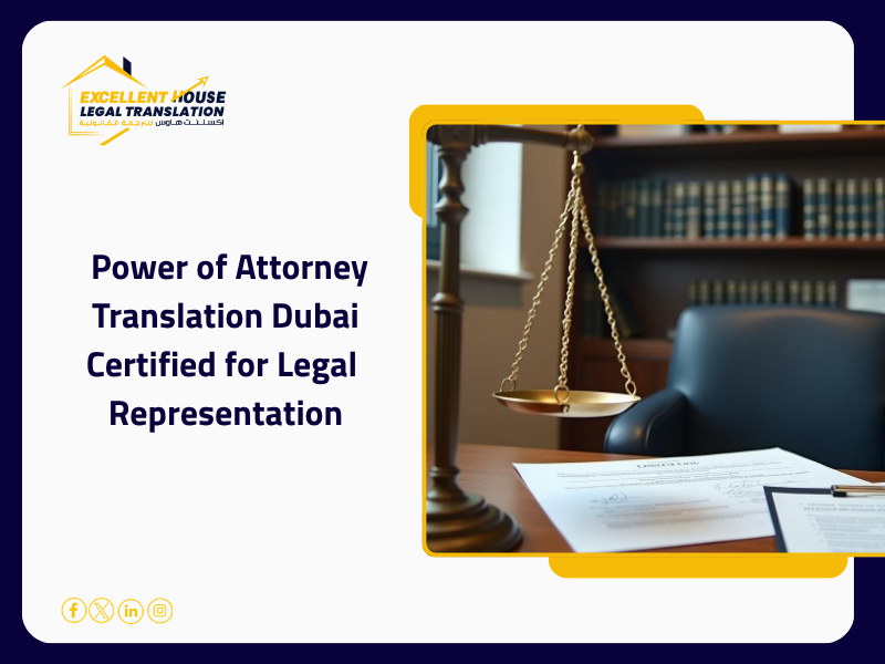 power of attorney translation Dubai