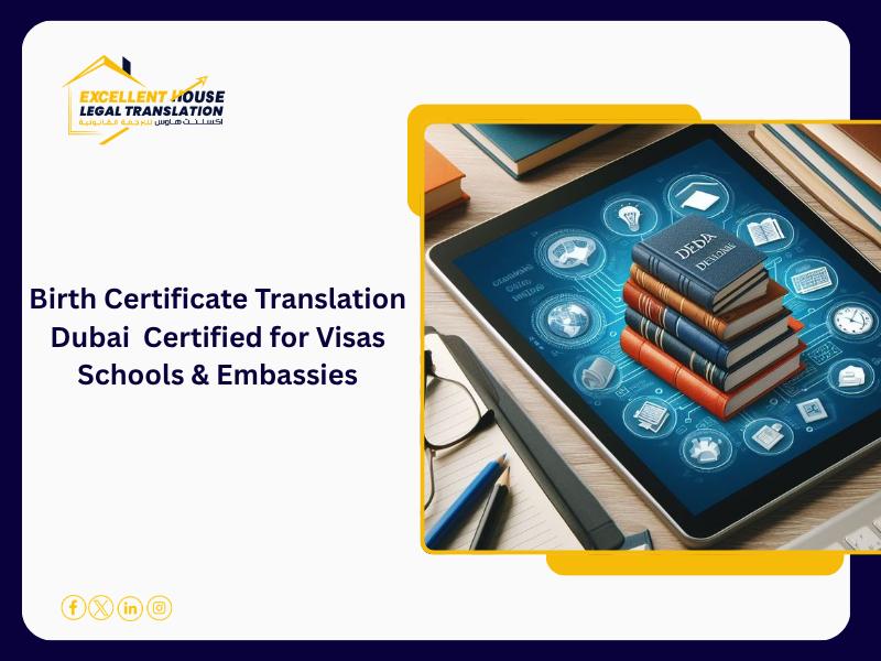 birth certificate translation Dubai