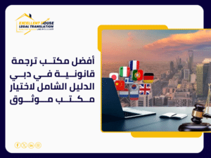 أفضل مكتب ترجمة قانونية في دبي
