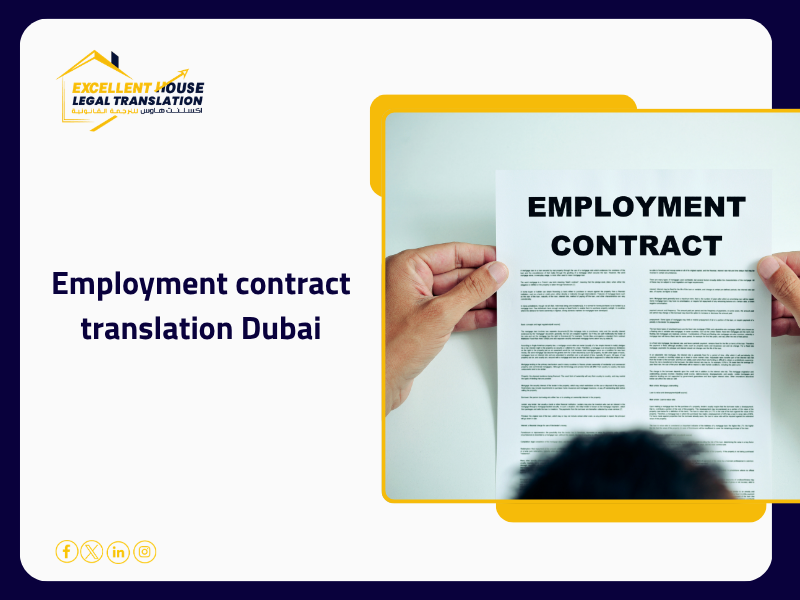 employment contract translation Dubai