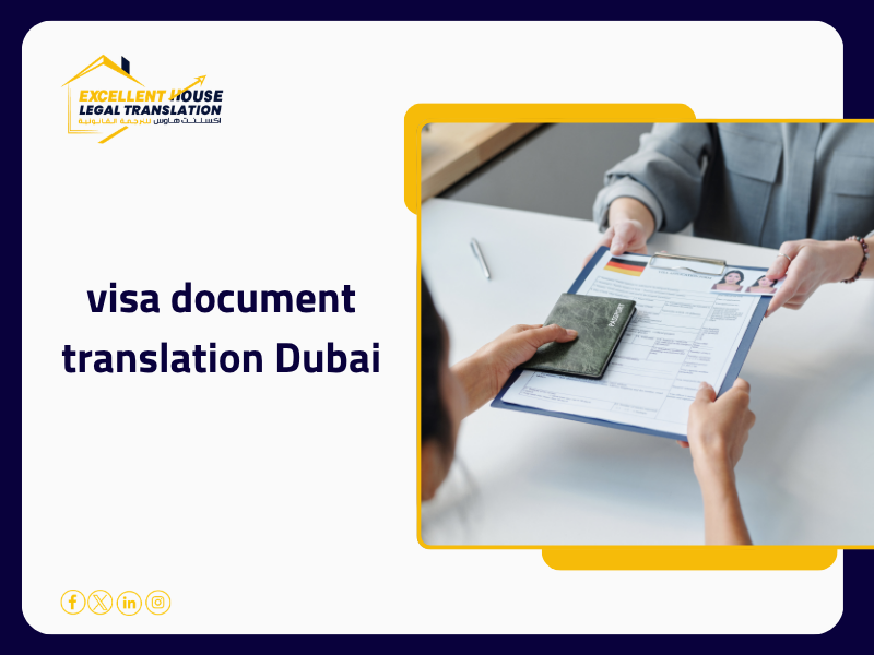 visa document translation Dubai