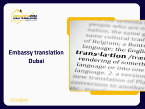 embassy translation Dubai