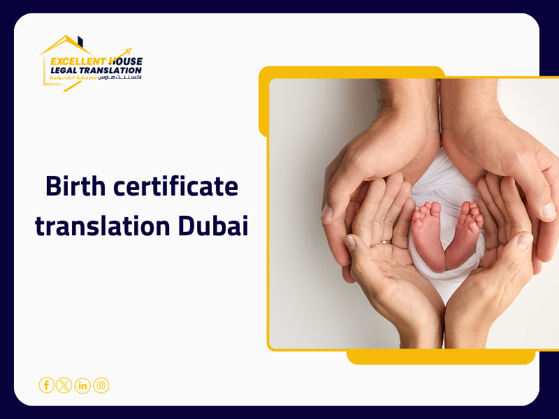 birth certificate translation Dubai
