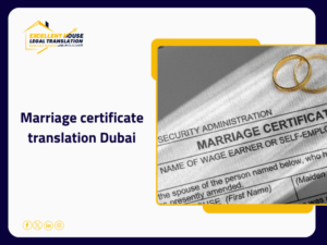 marriage certificate translation Dubai